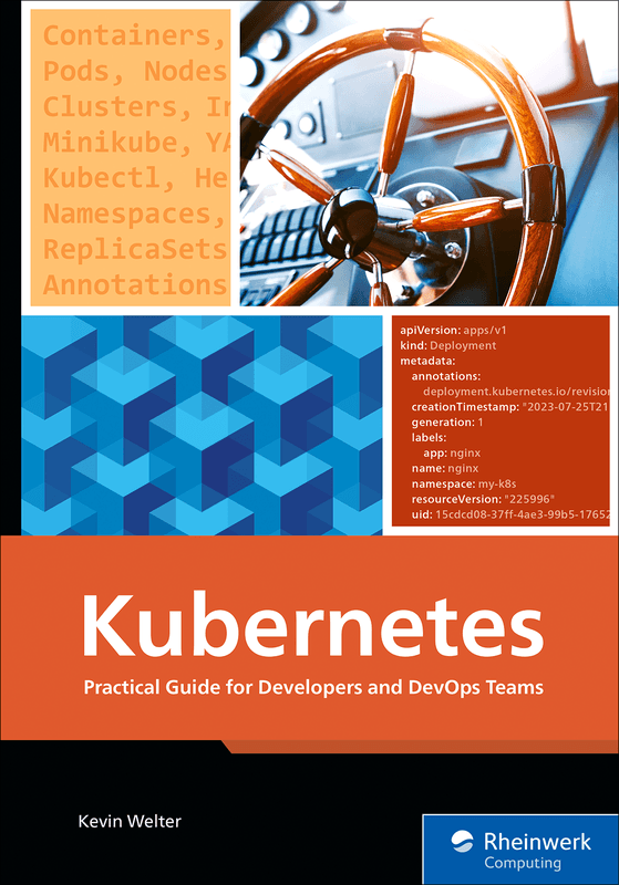 Book cover: Kubernetes, Practical Guide for Developers and DevOps Teams
